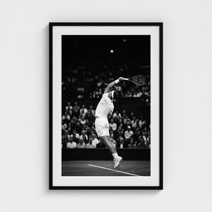 tennis-serve 24x36-black frame frame