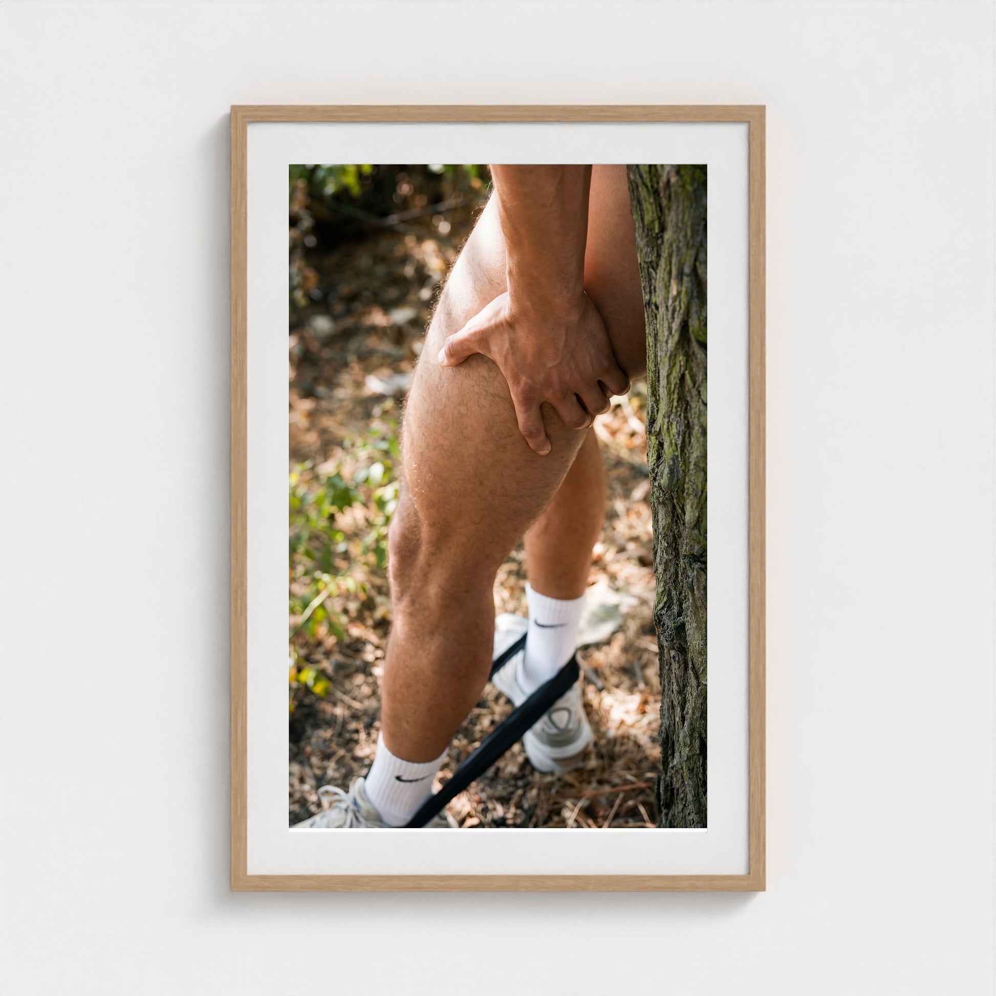 2026 03 12 20 06 00 Meatrack Hand Thigh 24x36-natural frame — Fire Island Modern