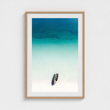 turquoise-gradient 24x36-natural frame frame