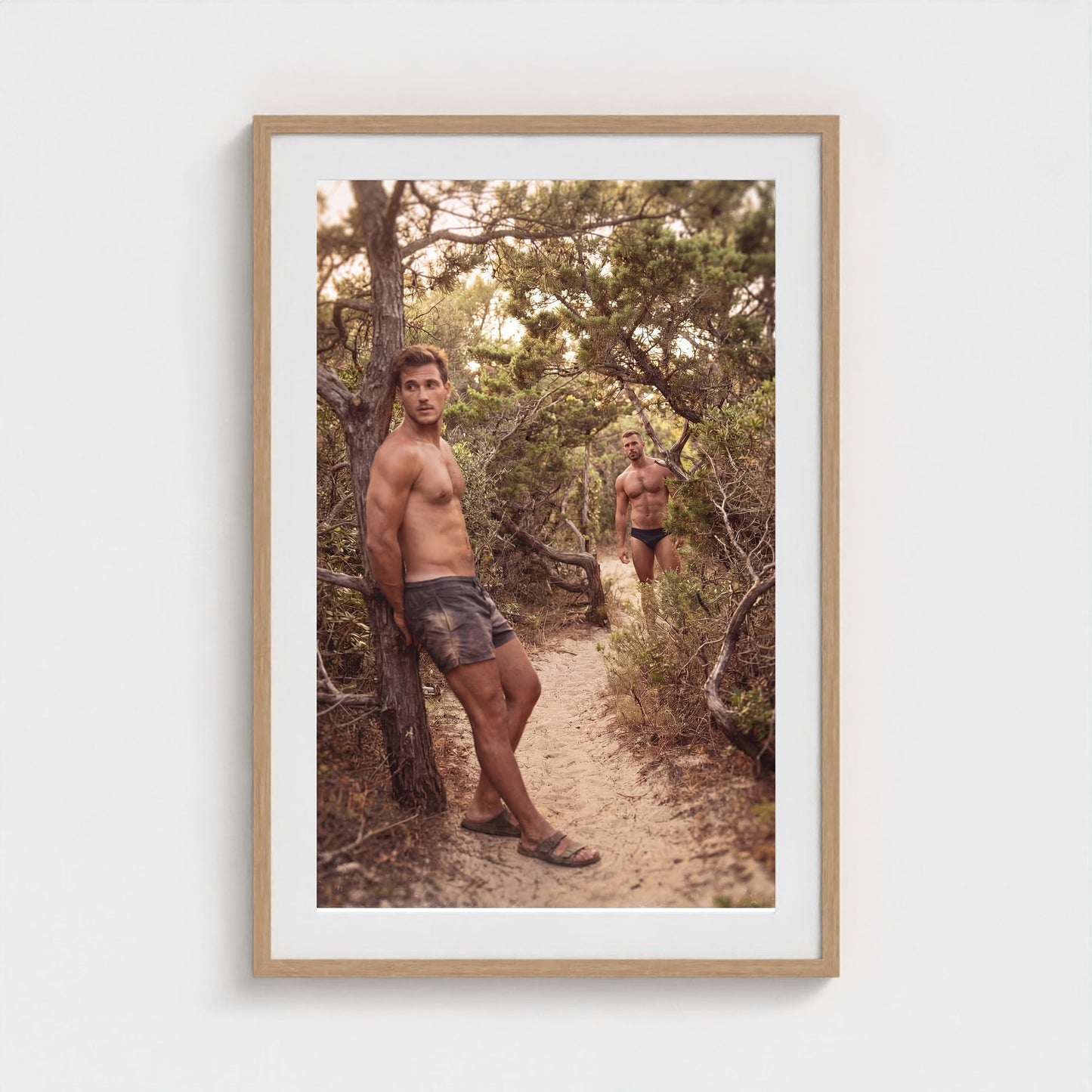2026 03 12 14 10 00 Meatrack Test4 Style Only Softened 24x36-natural frame — Fire Island Modern