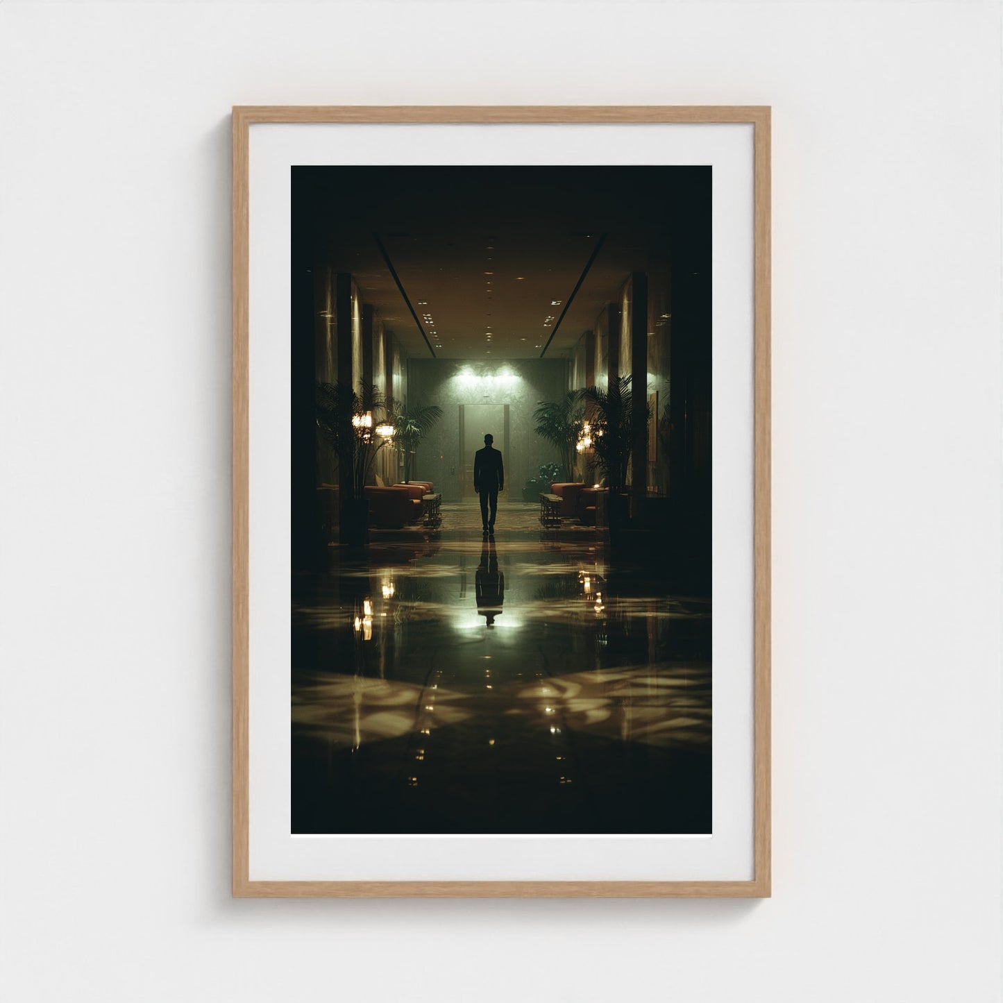 moody-cinematic-editorial-shot-man-walking-throu 24x36-natural frame frame