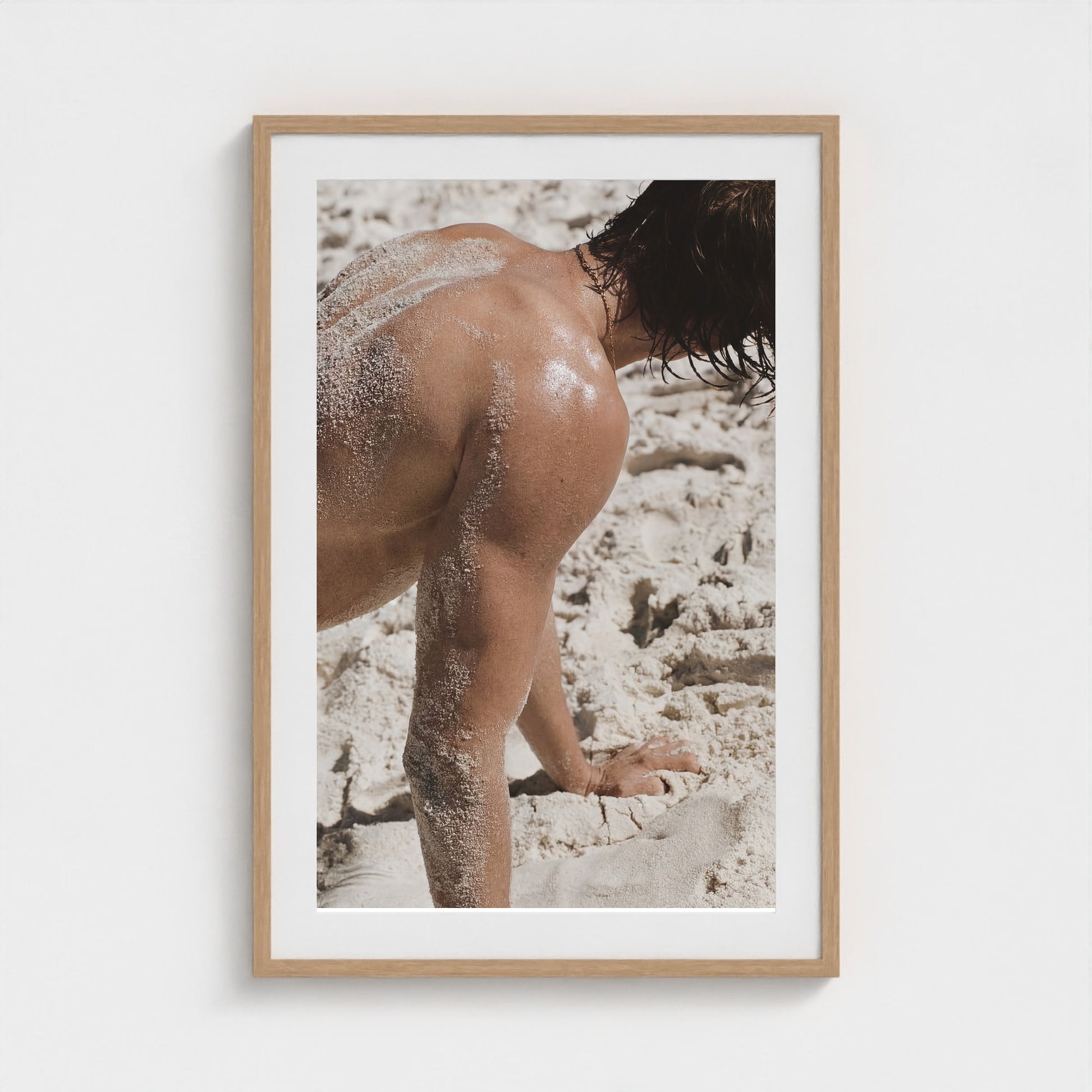 2026 03 12 19 40 00 Sandy Back Study 24x36-natural frame — Fire Island Modern