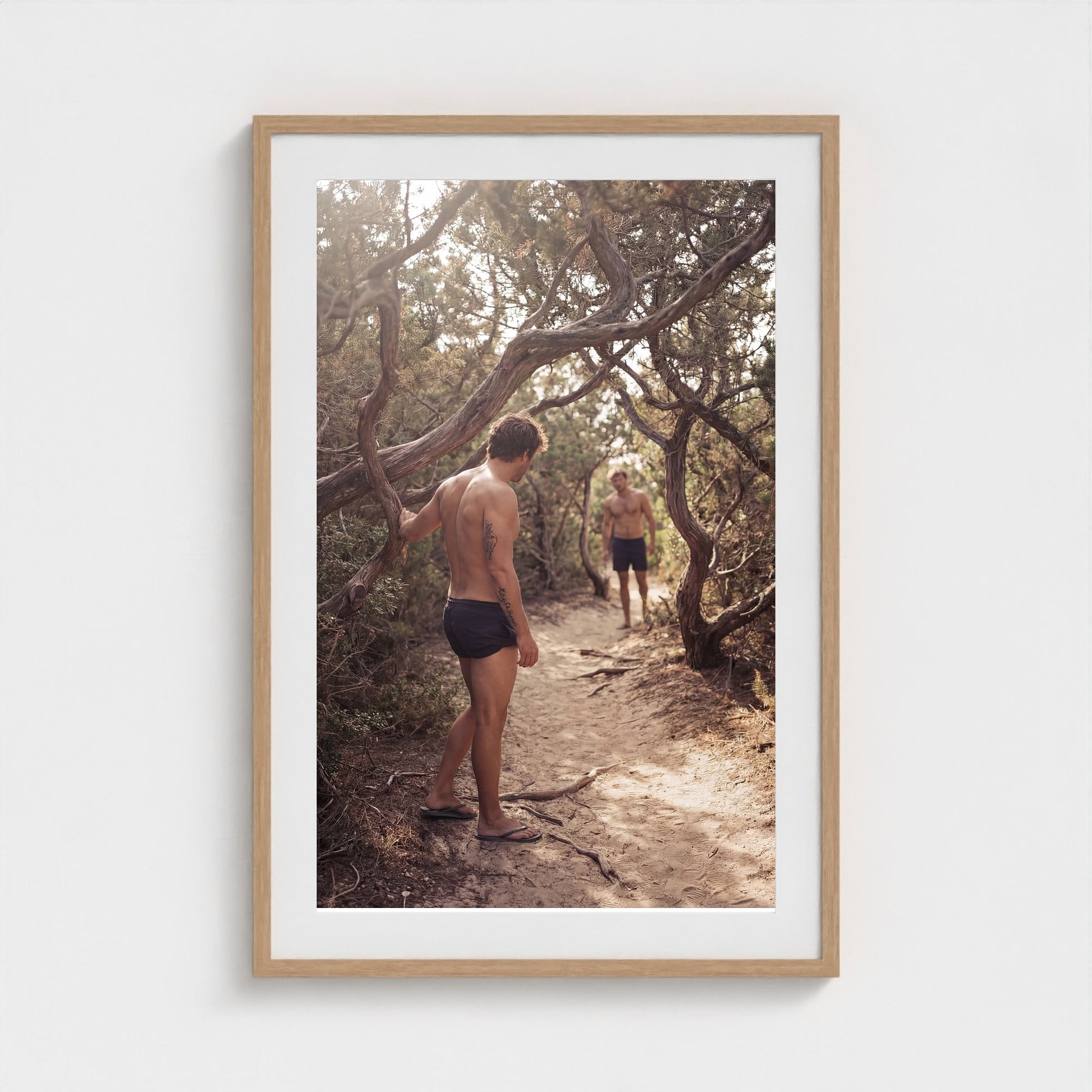 2026 03 12 17 02 02 Meatrack Tension 24x36-natural frame — Fire Island Modern