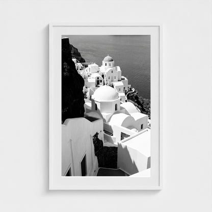 bw-greek-geometries 24x36-white frame frame