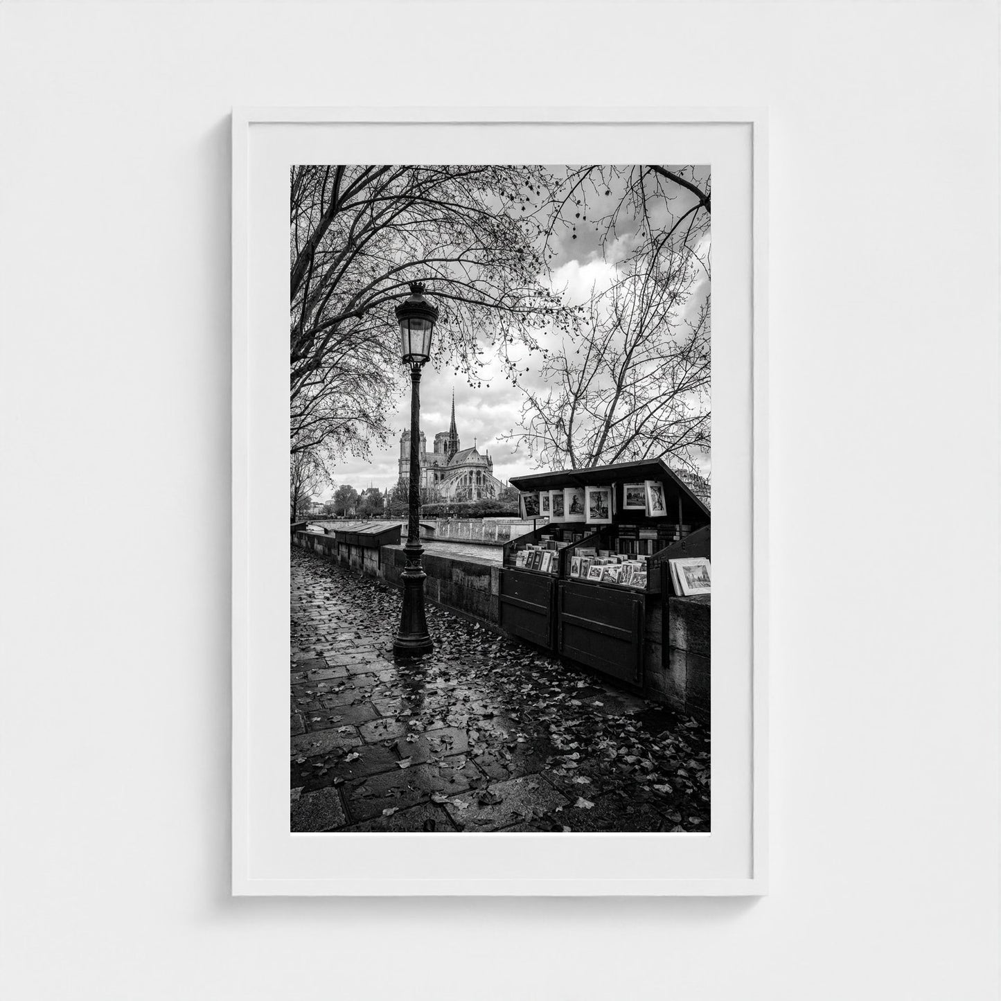 bw-autumn-paris 24x36-white frame frame