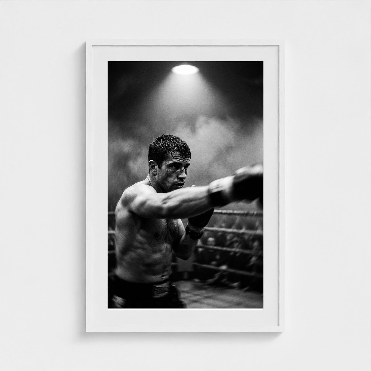 boxing-ring 24x36-white frame frame