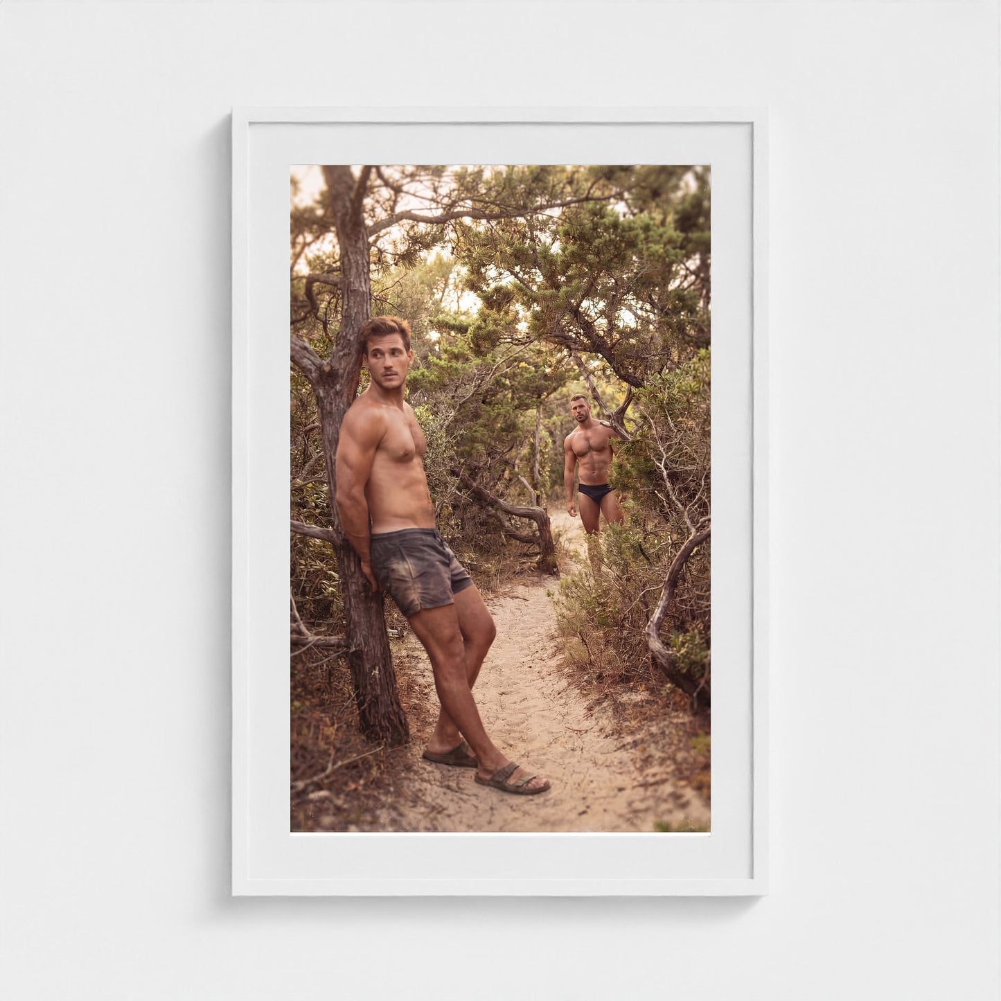 2026 03 12 14 10 00 Meatrack Test4 Style Only Softened 24x36-white frame — Fire Island Modern