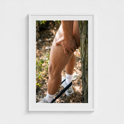 2026 03 12 20 06 00 Meatrack Hand Thigh 24x36-white frame — Fire Island Modern