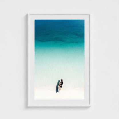 turquoise-gradient 24x36-white frame frame