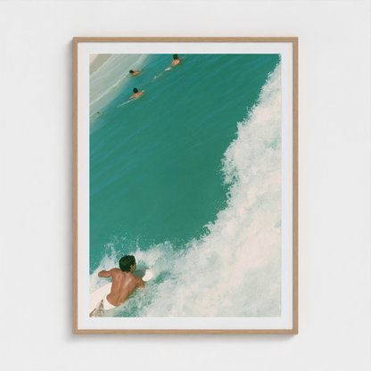 Drop into Jade fine art photography print in a Natural frame — Lost Paradise crop-to-fill cover v2 5200ace700