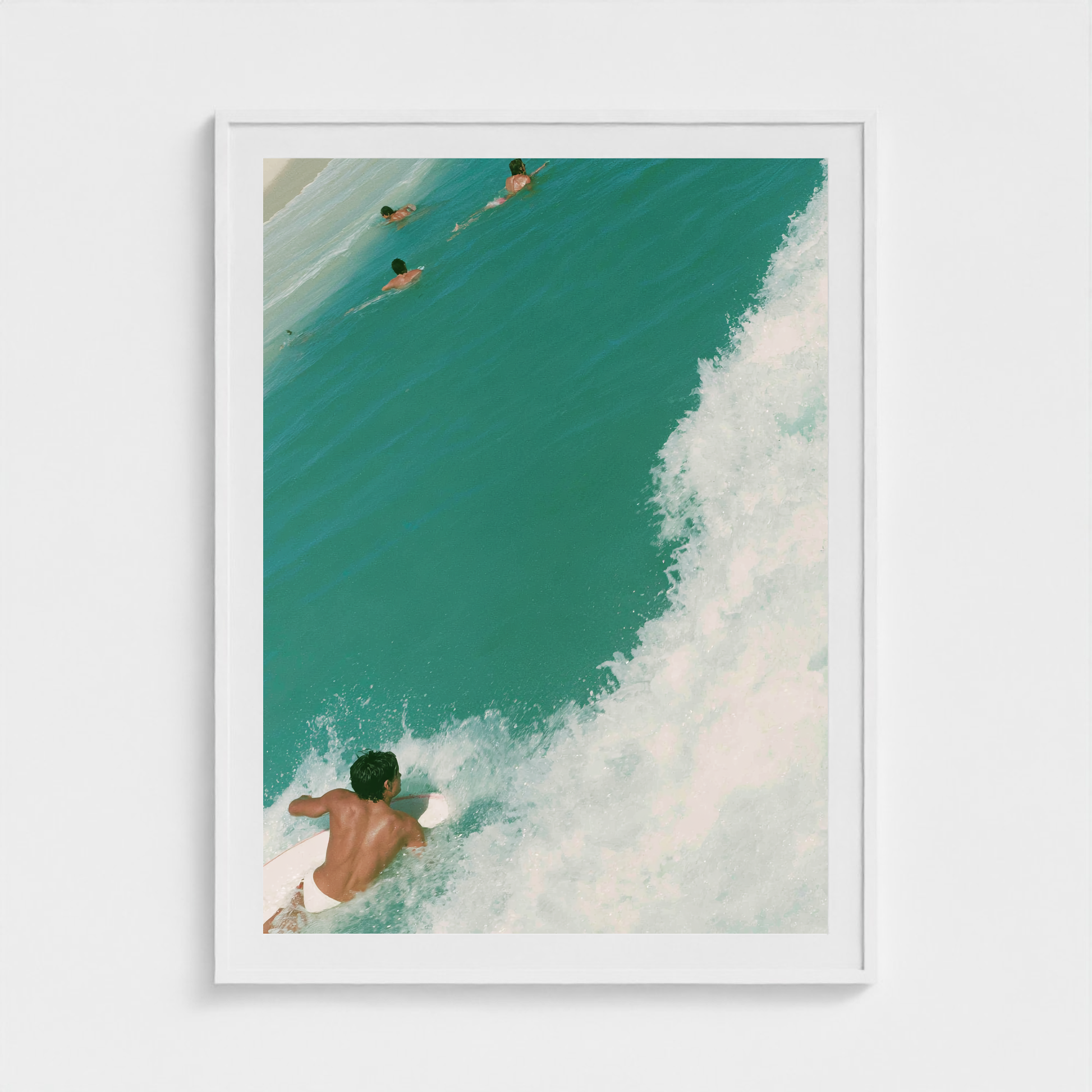 Drop into Jade fine art photography print in a White frame — Lost Paradise crop-to-fill cover v2 ccb9a78fee