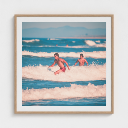 Between the Breakers fine art photography print in a Natural frame — Lost Paradise crop-to-fill cover v2 094db5b176