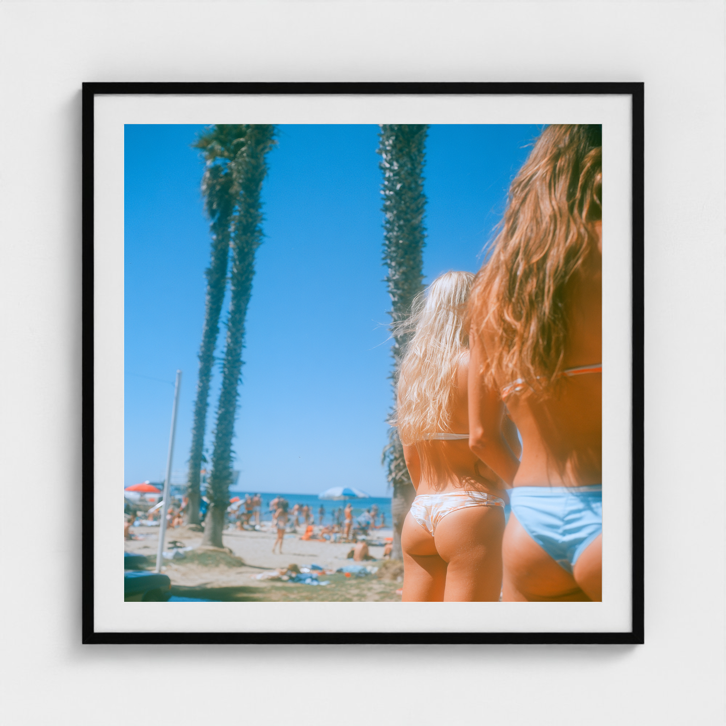 Palms at High Noon fine art photography print in a Black frame — Lost Paradise crop-to-fill cover v2 5491a30f34