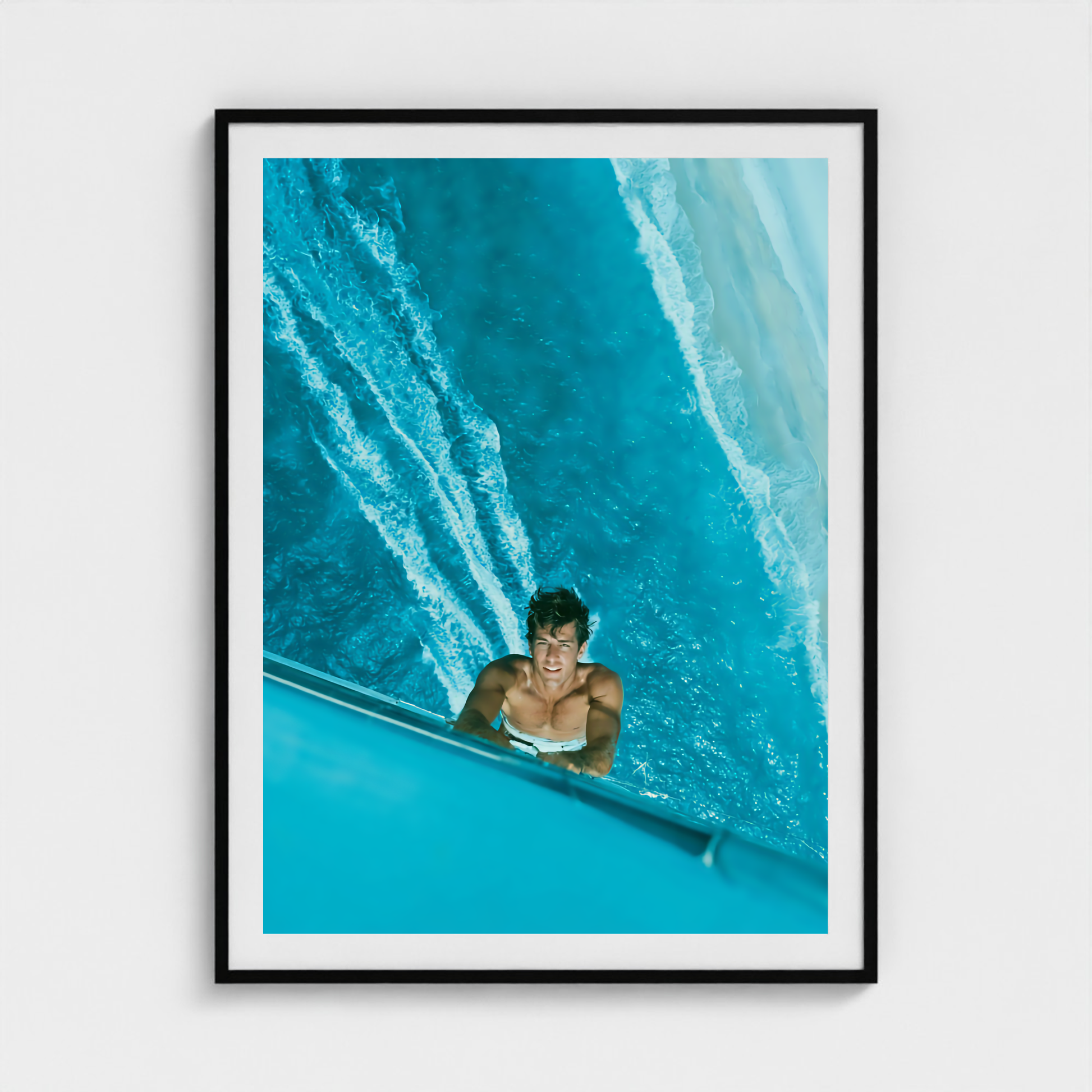 Blue Altitude fine art photography print in a Black frame — Lost Paradise crop-to-fill cover v2 fba53849b1