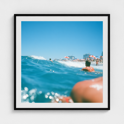 Swimmers at Noon fine art photography print in a Black frame — Lost Paradise crop-to-fill cover v2 4b070f91f1