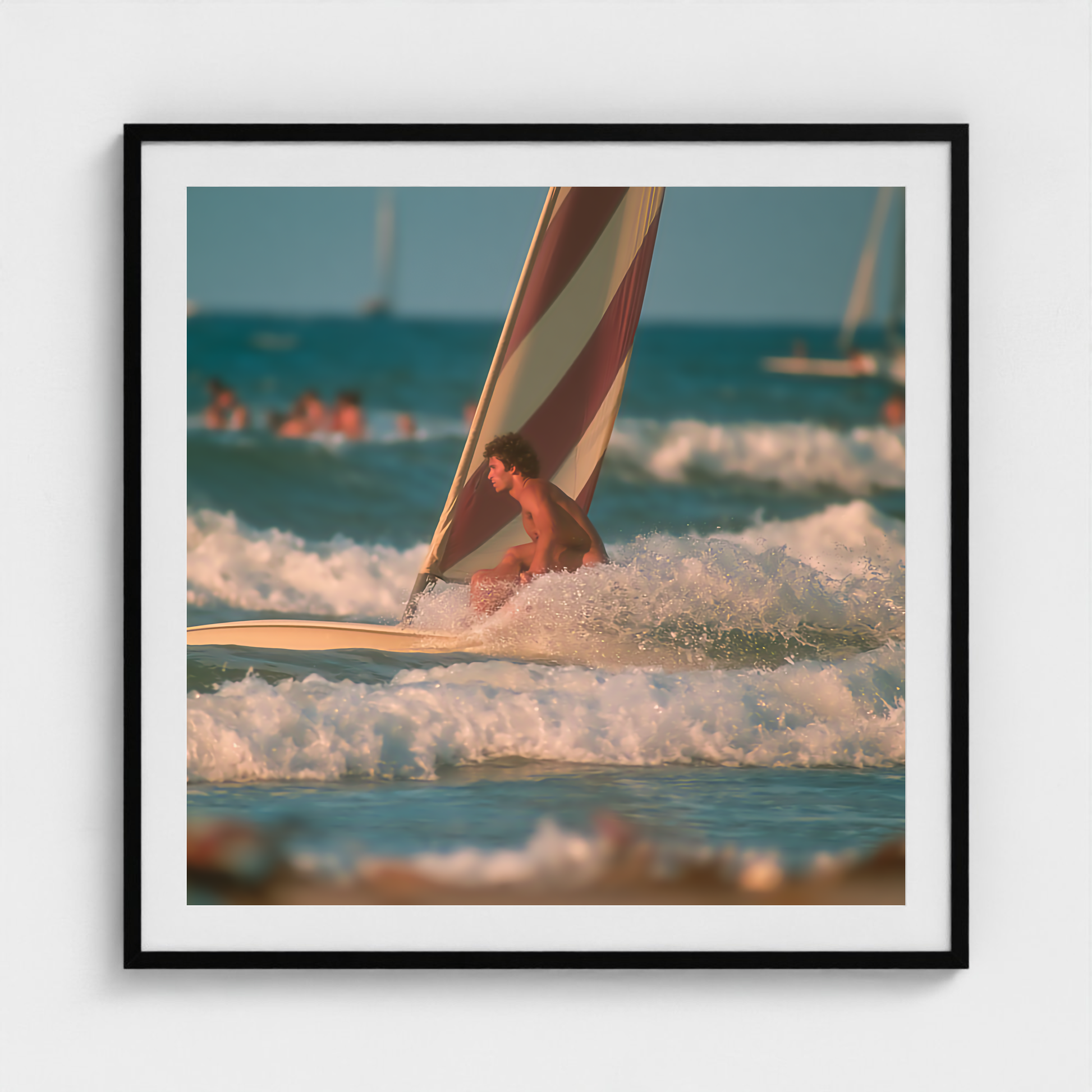 Crossshore fine art photography print in a Black frame — Lost Paradise crop-to-fill cover v2 a9985bb31e