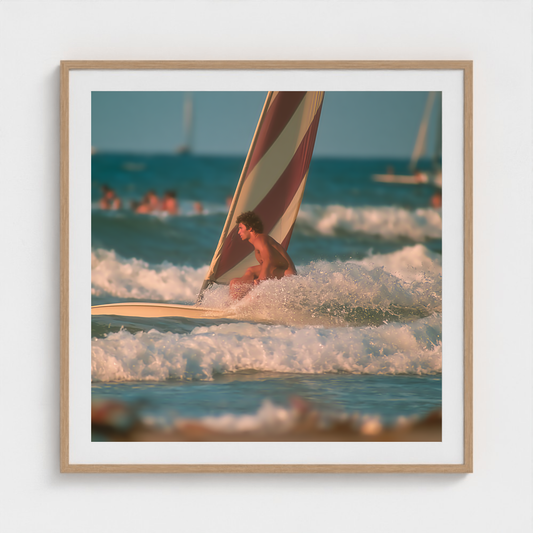 Crossshore fine art photography print in a Natural frame — Lost Paradise crop-to-fill cover v2 3b80a904b6