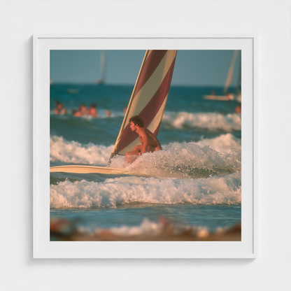 Crossshore fine art photography print in a White frame — Lost Paradise crop-to-fill cover v2 c905d71f36