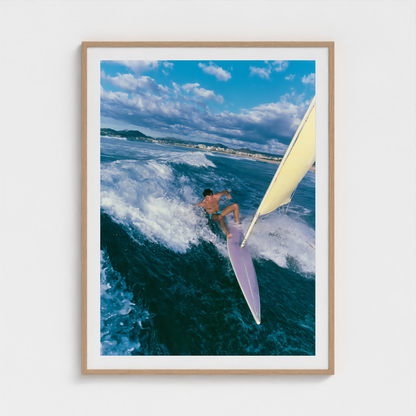 Violet Tack fine art photography print in a Natural frame — Lost Paradise crop-to-fill cover v2 0c99b7e28b