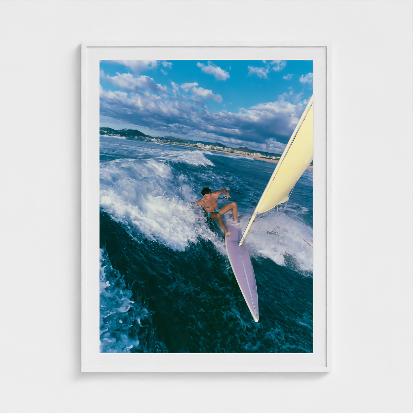 Violet Tack fine art photography print in a White frame — Lost Paradise crop-to-fill cover v2 f20c80616e