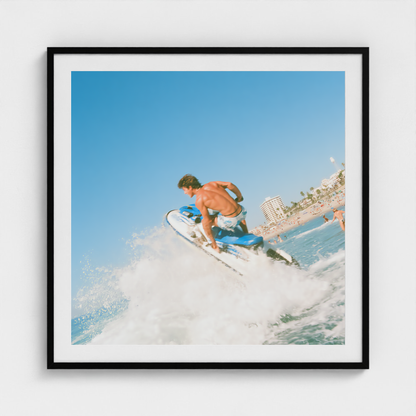 Blue Wake fine art photography print in a Black frame — Lost Paradise crop-to-fill cover v2 e617d44d90