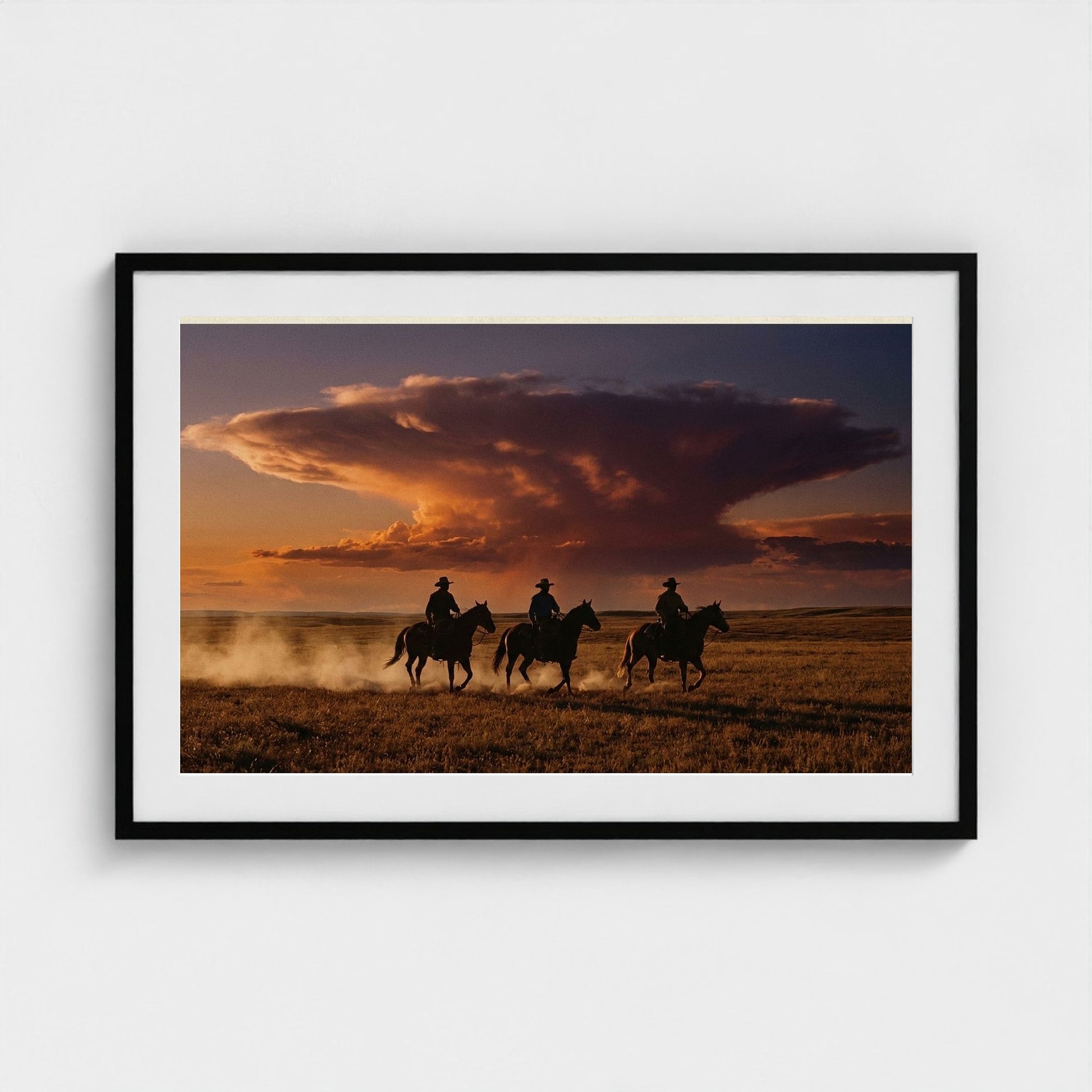 dust-devils 36x24-black frame frame