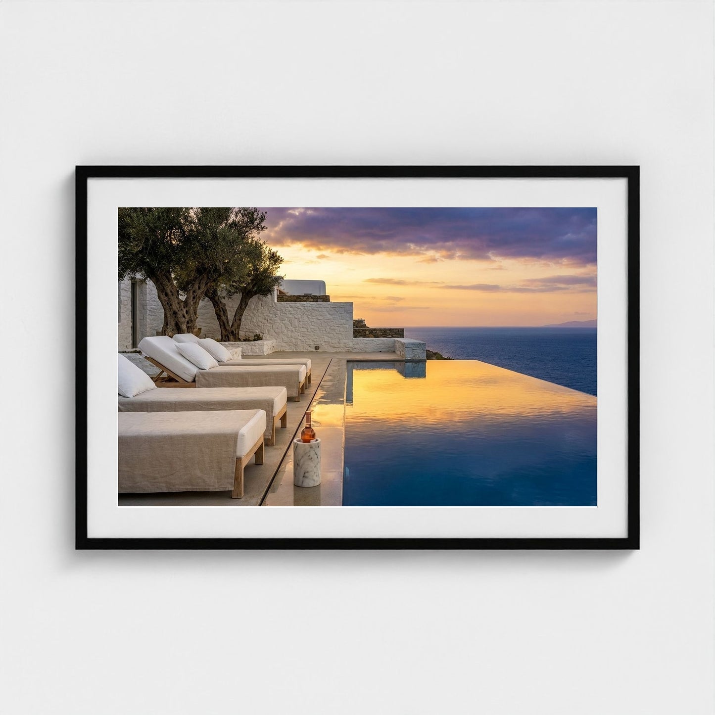 infinity-edge 36x24-black frame frame