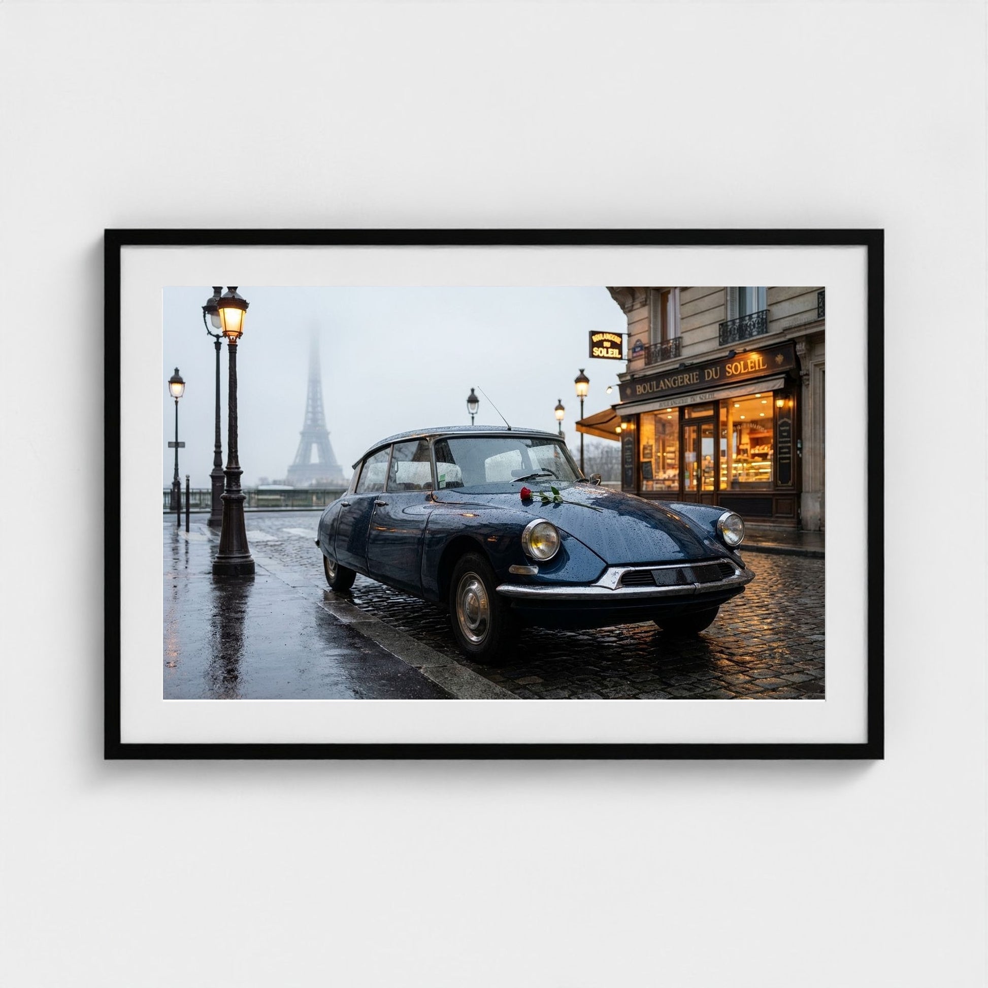 paris-dawn 36x24-black frame frame
