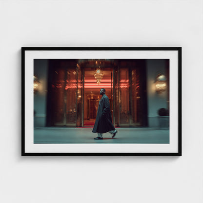 editorial-shot-of-a-man-in-an-oversized-coat-wal 36x24-black frame frame