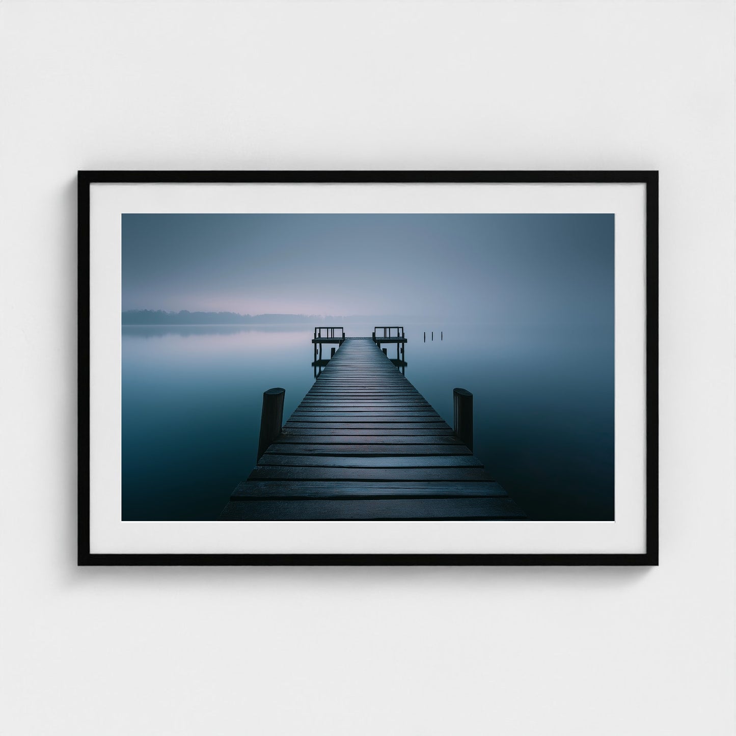 long-wooden-pier-vanishing-into-morning-fog-over-c-2382c4f2- 36x24-black frame frame