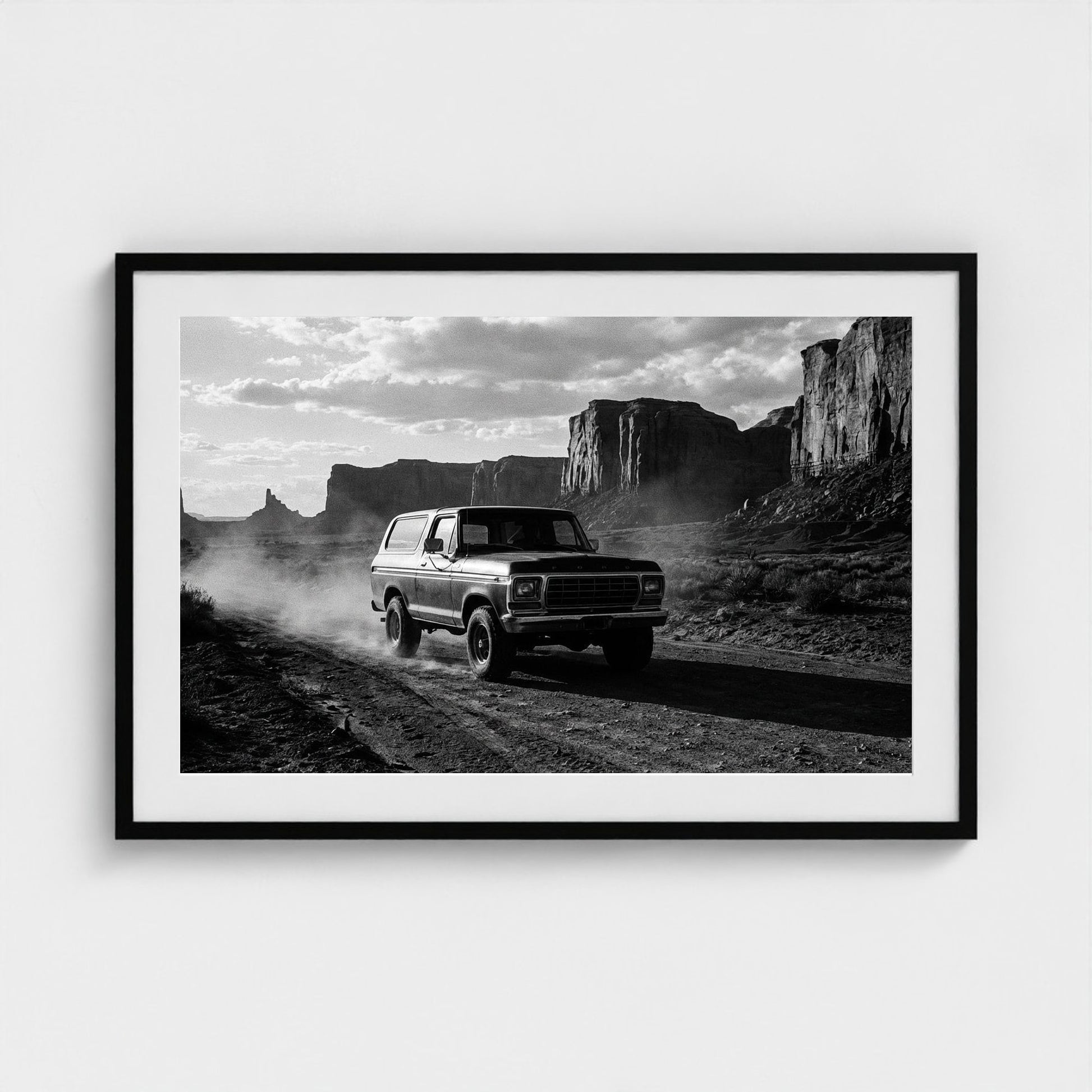bronco 36x24-black frame frame