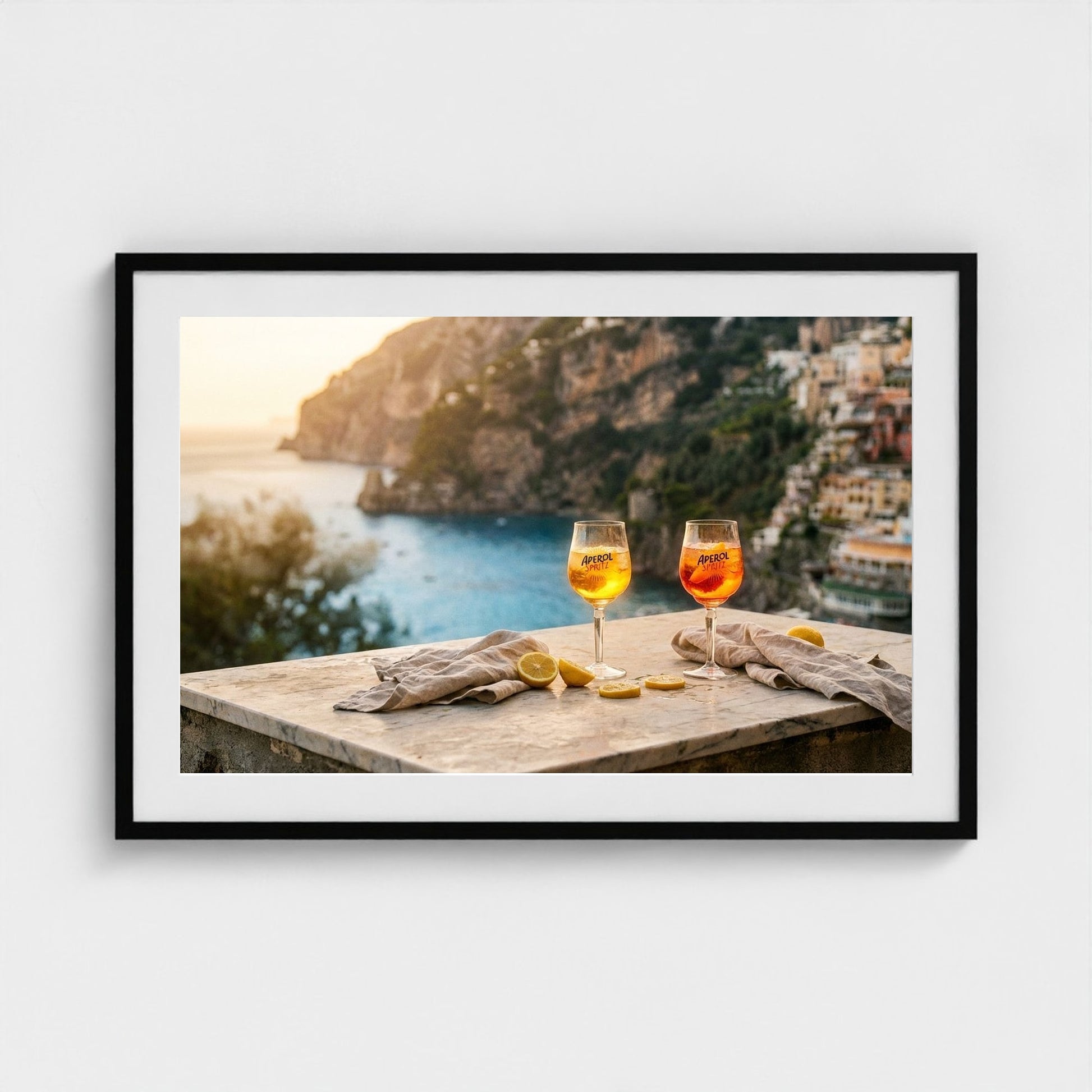 aperitivo-hour 36x24-black frame frame