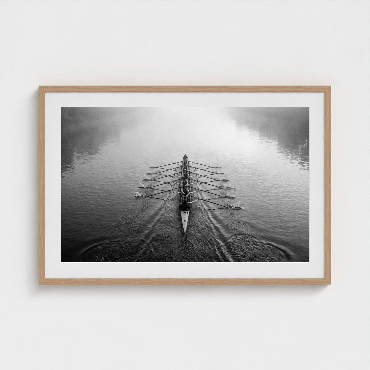 rowing-shell 36x24-natural frame frame