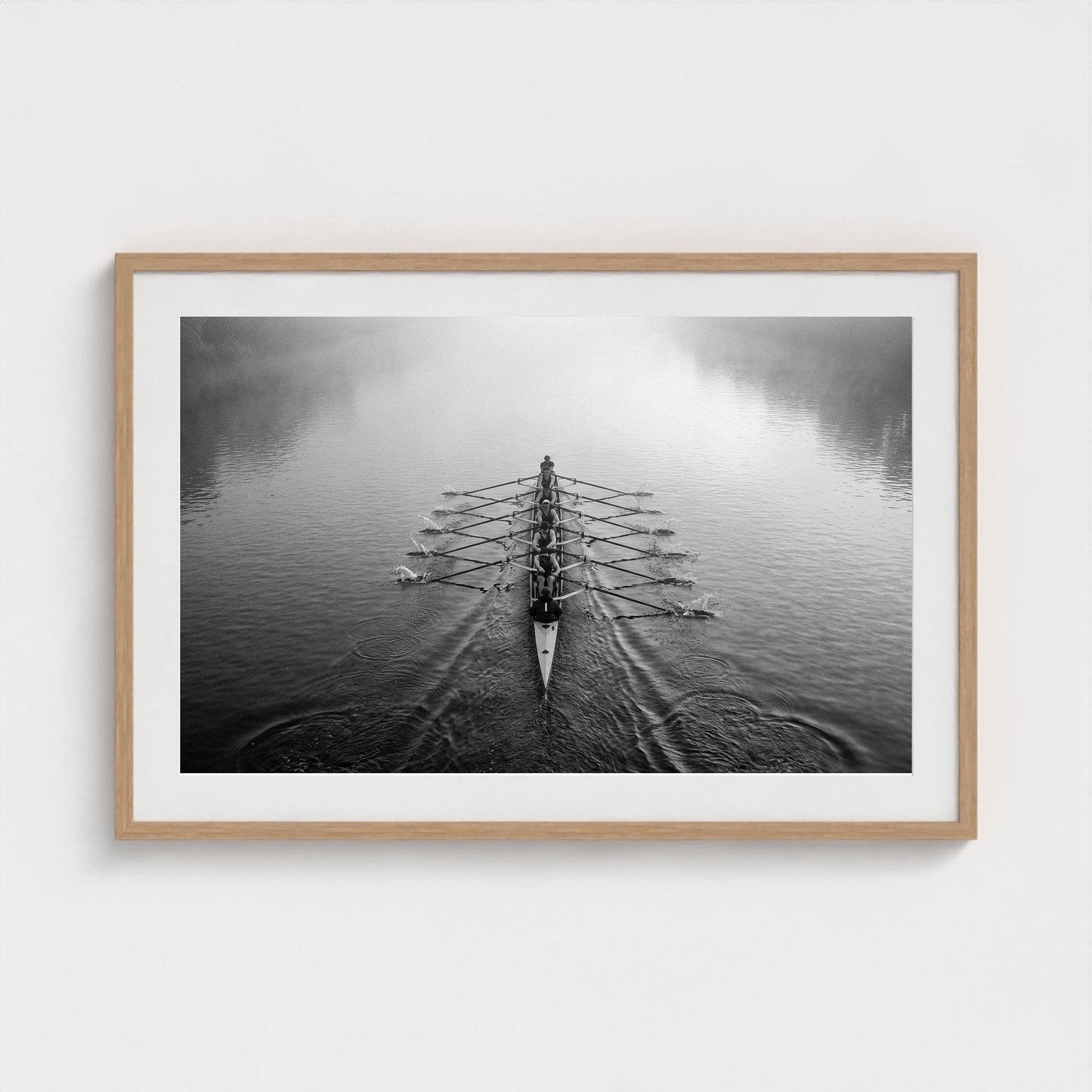 rowing-shell 36x24-natural frame frame