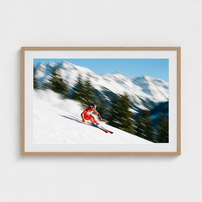 ski-descent 36x24-natural frame frame