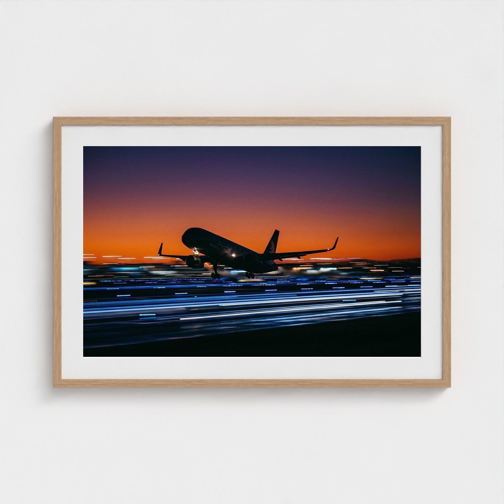 jet-takeoff 36x24-natural frame frame