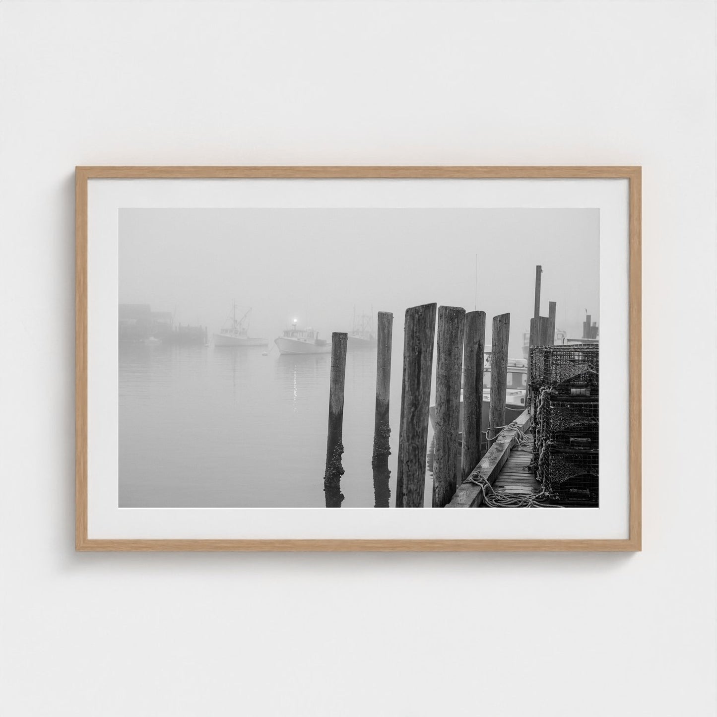 harbor-fog 36x24-natural frame frame