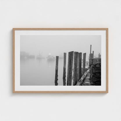 harbor-fog 36x24-natural frame frame