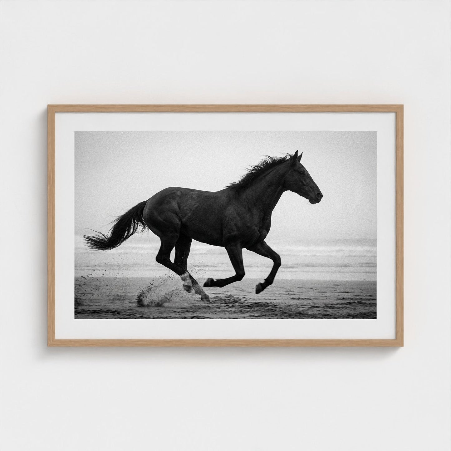 morning-gallop 36x24-natural frame frame