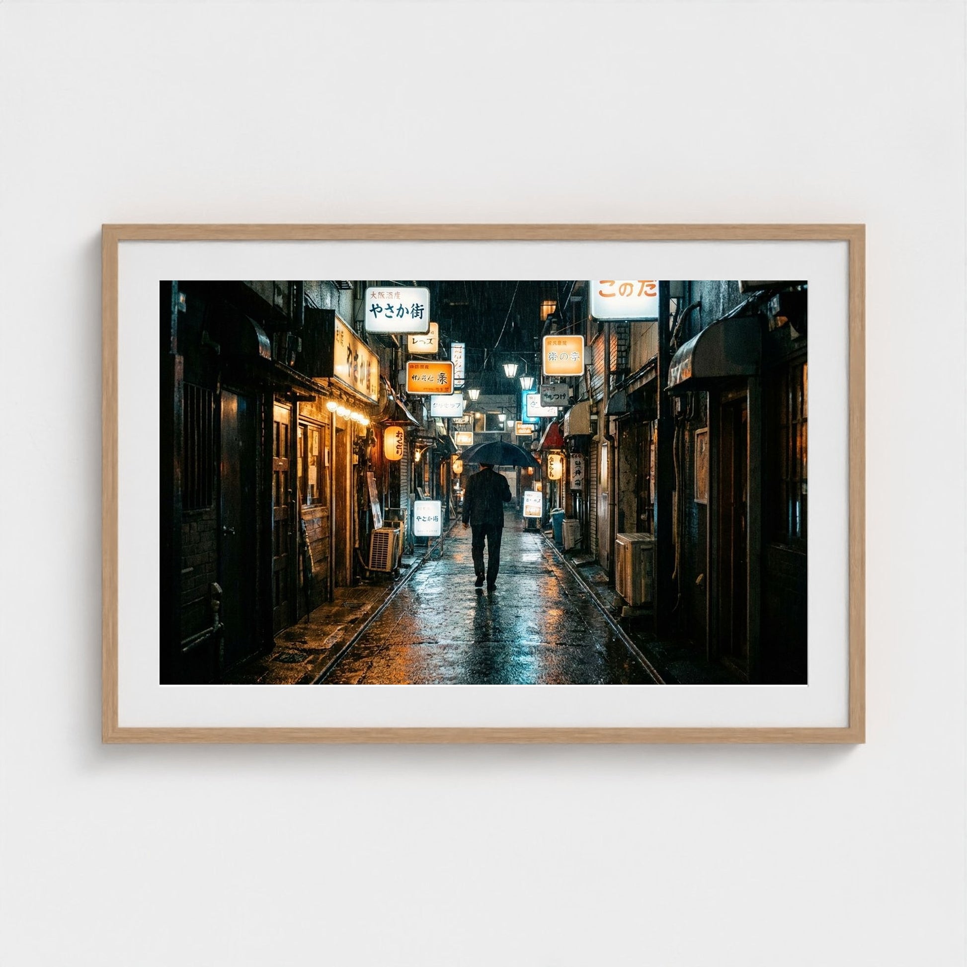 tokyo-alley 36x24-natural frame frame