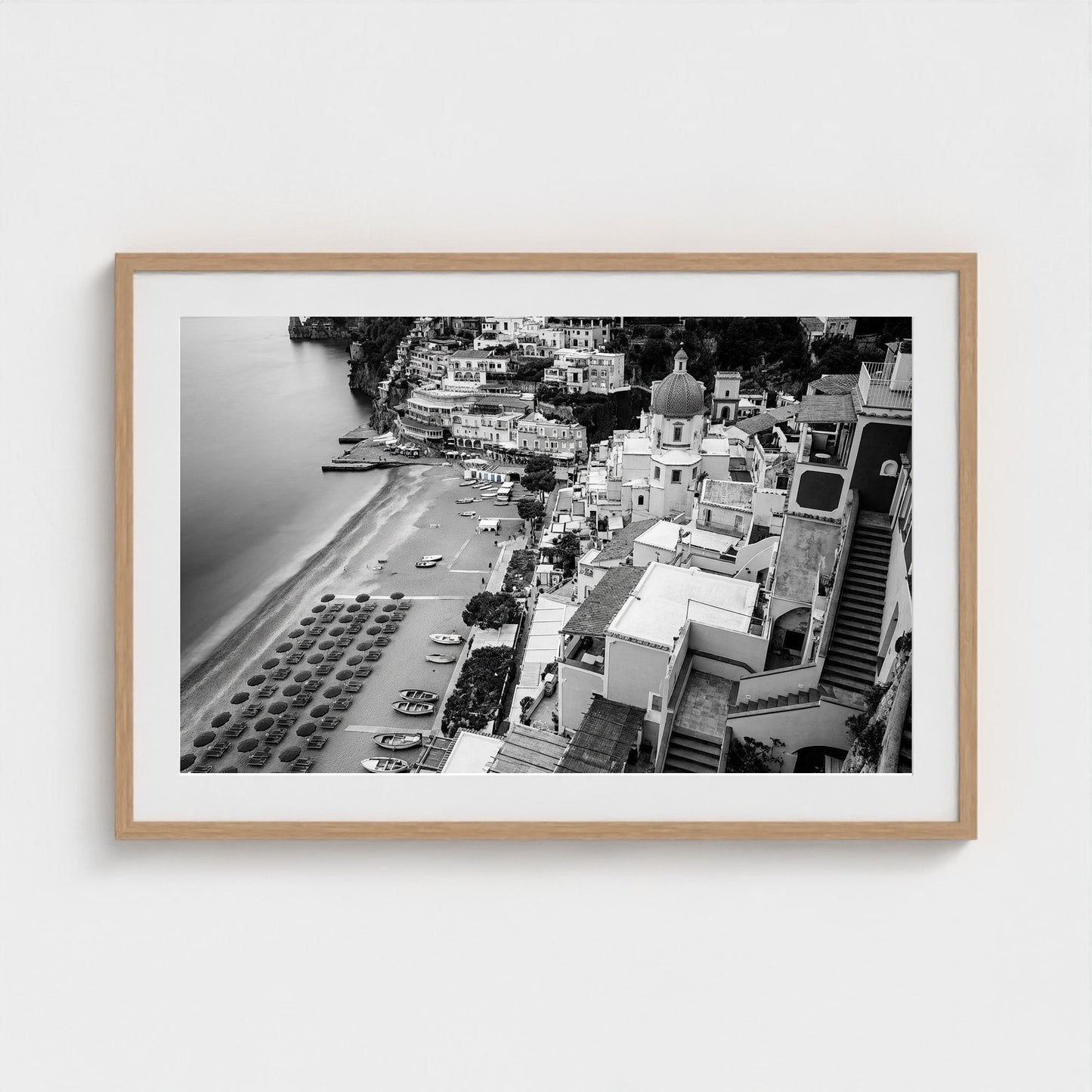 bw-spiaggia-grande 36x24-natural frame frame