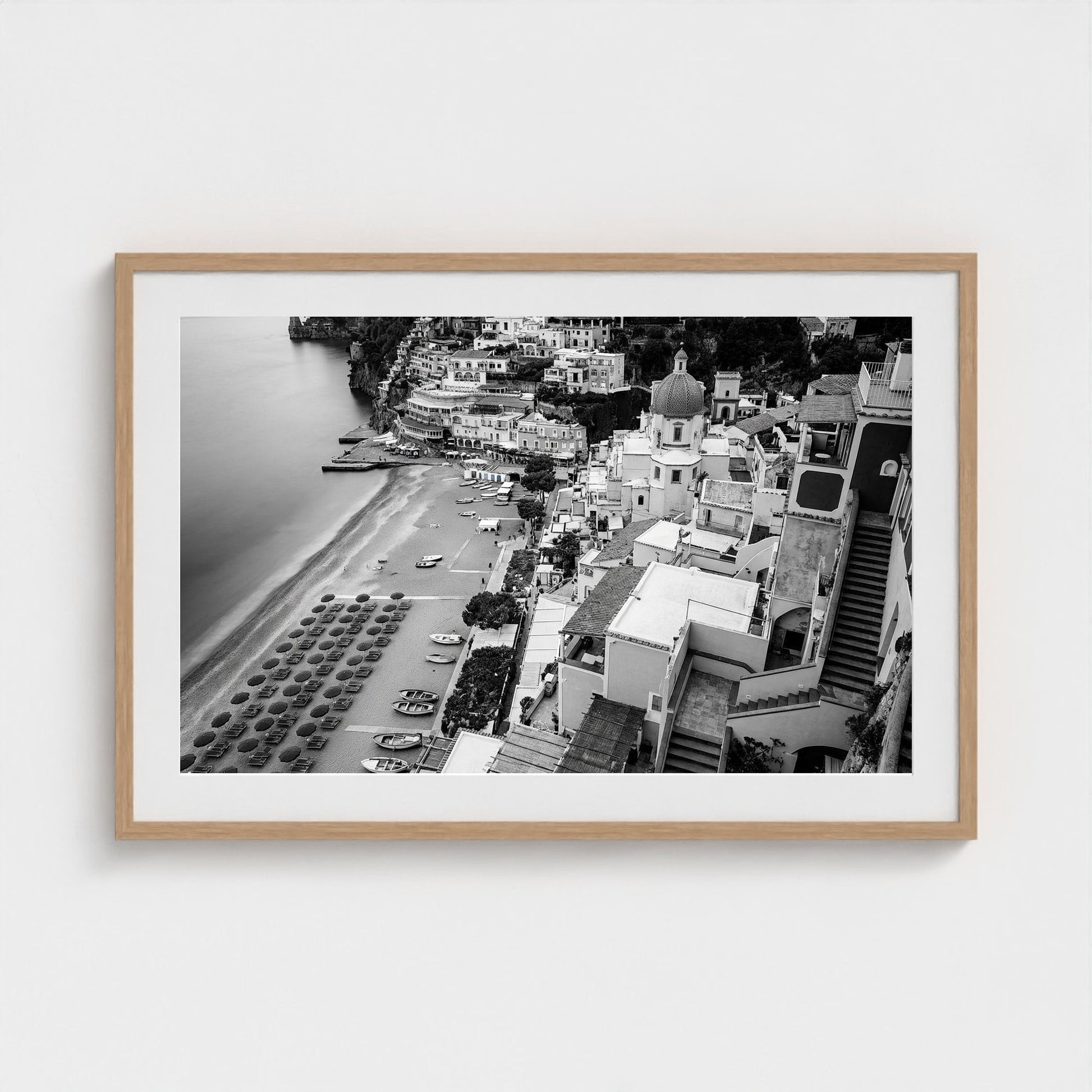 bw-spiaggia-grande 36x24-natural frame frame