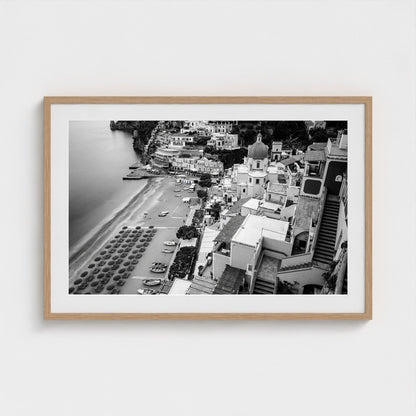 bw-spiaggia-grande 36x24-natural frame frame