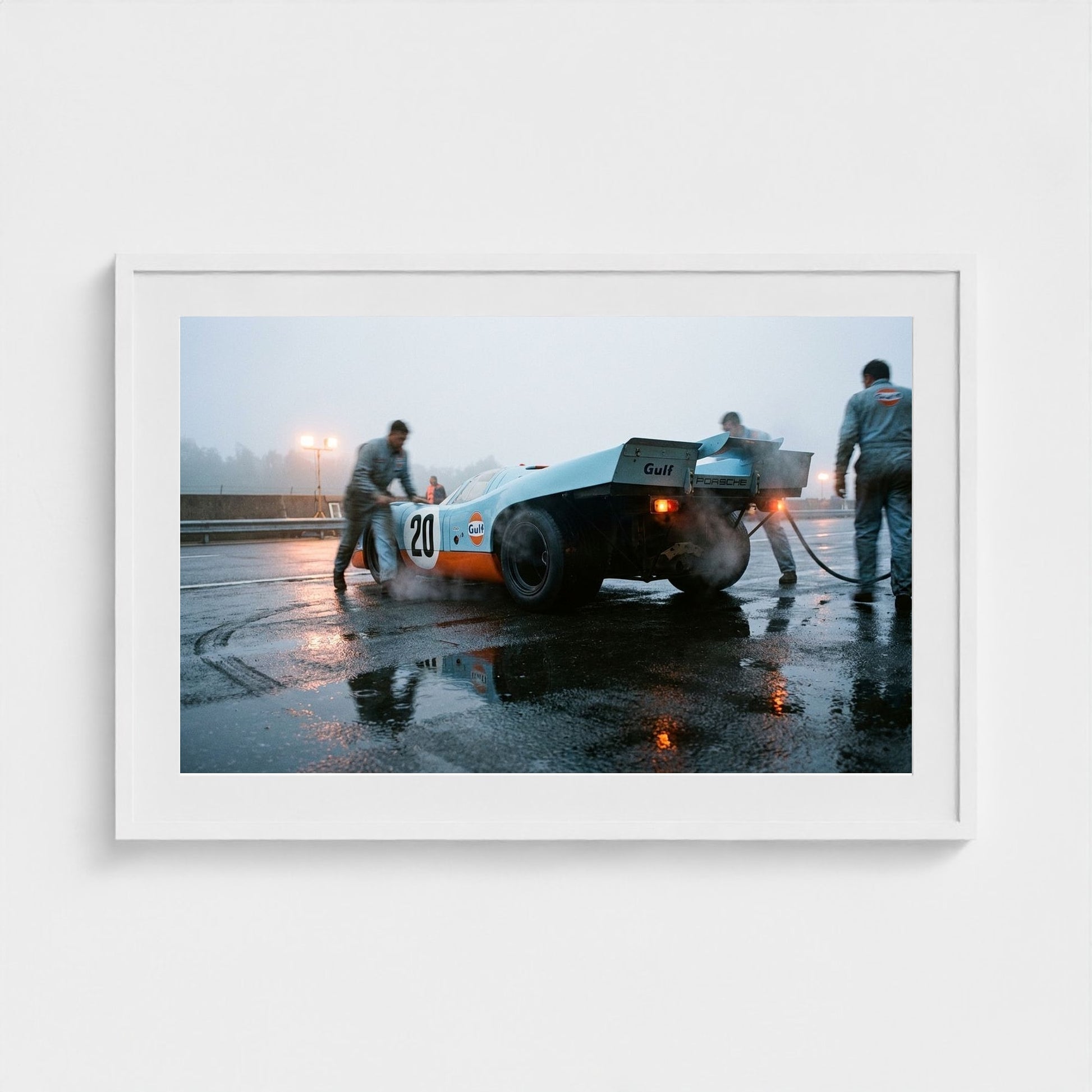 le-mans-dawn 36x24-white frame frame