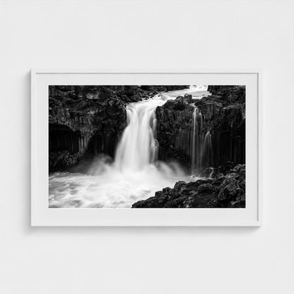 icelandic-cascade 36x24-white frame frame