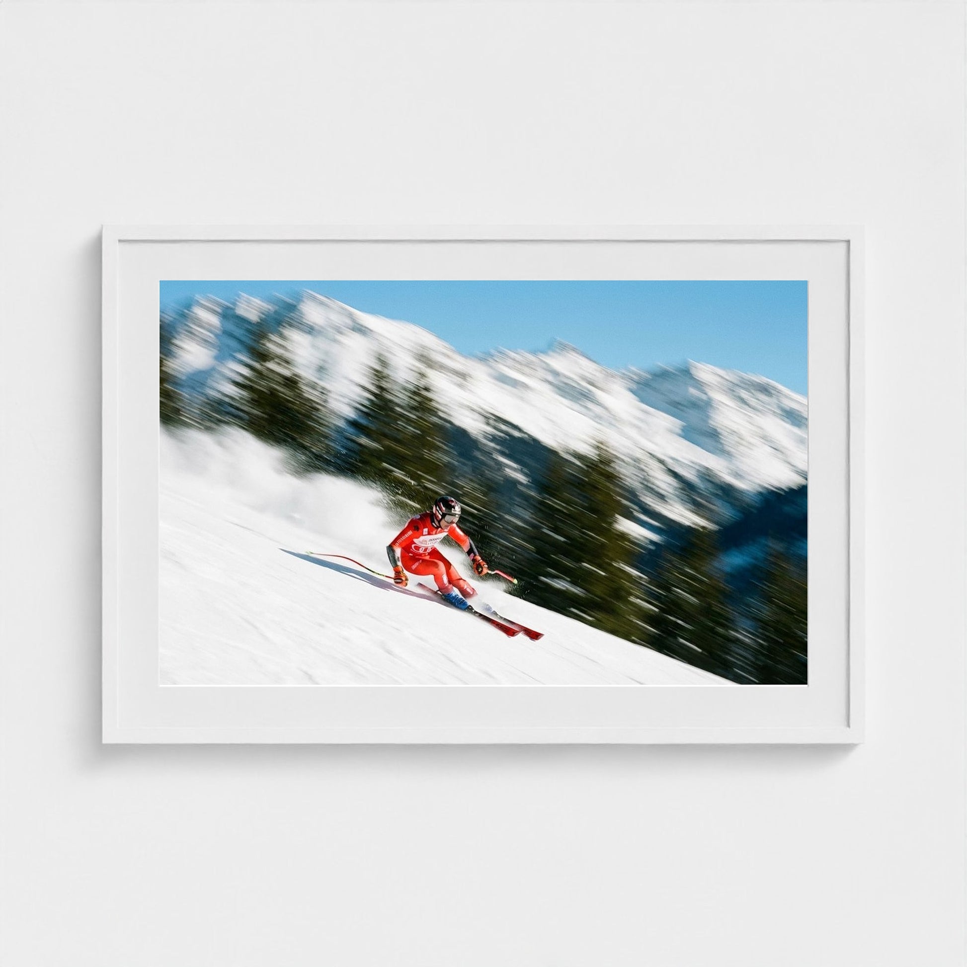 ski-descent 36x24-white frame frame