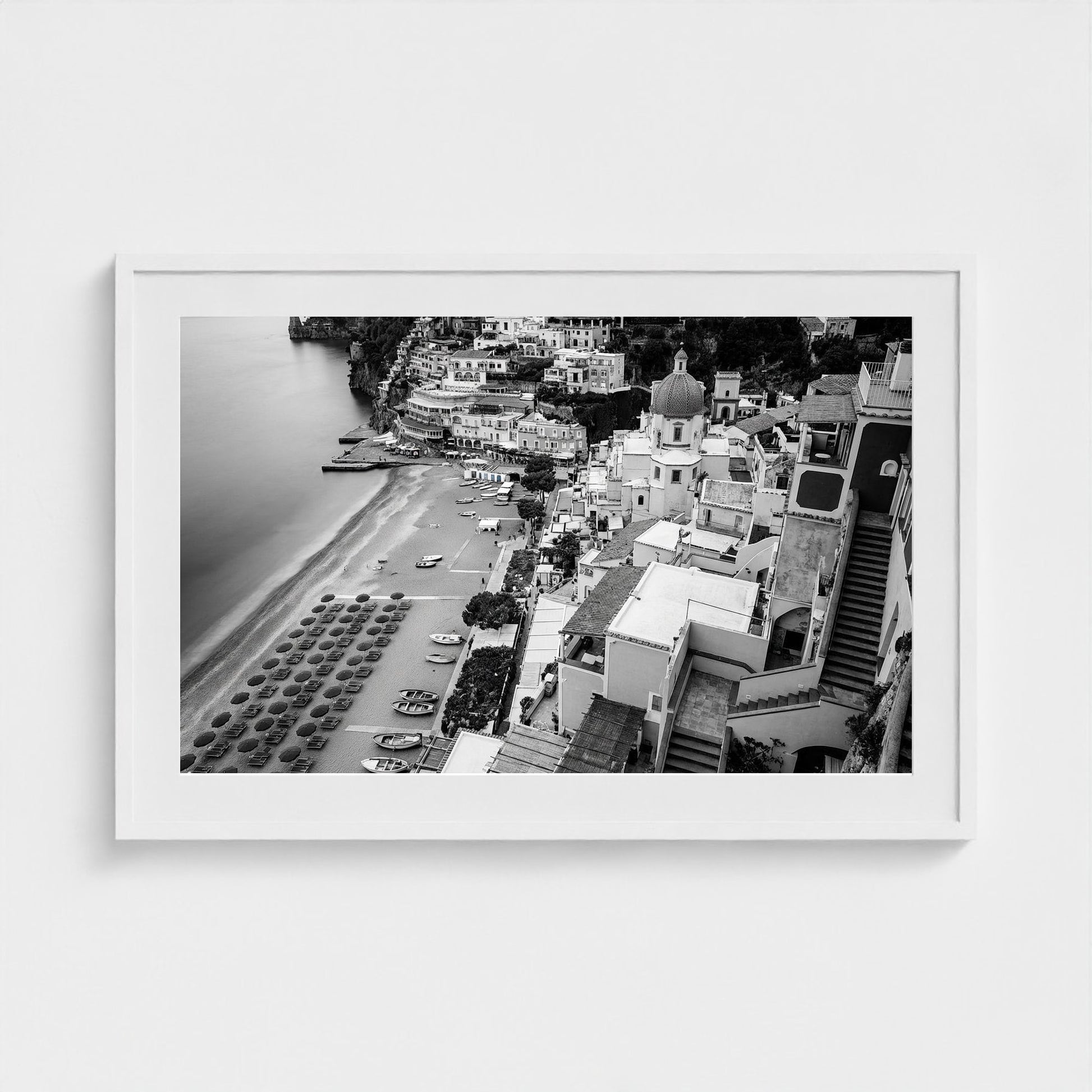 bw-spiaggia-grande 36x24-white frame frame