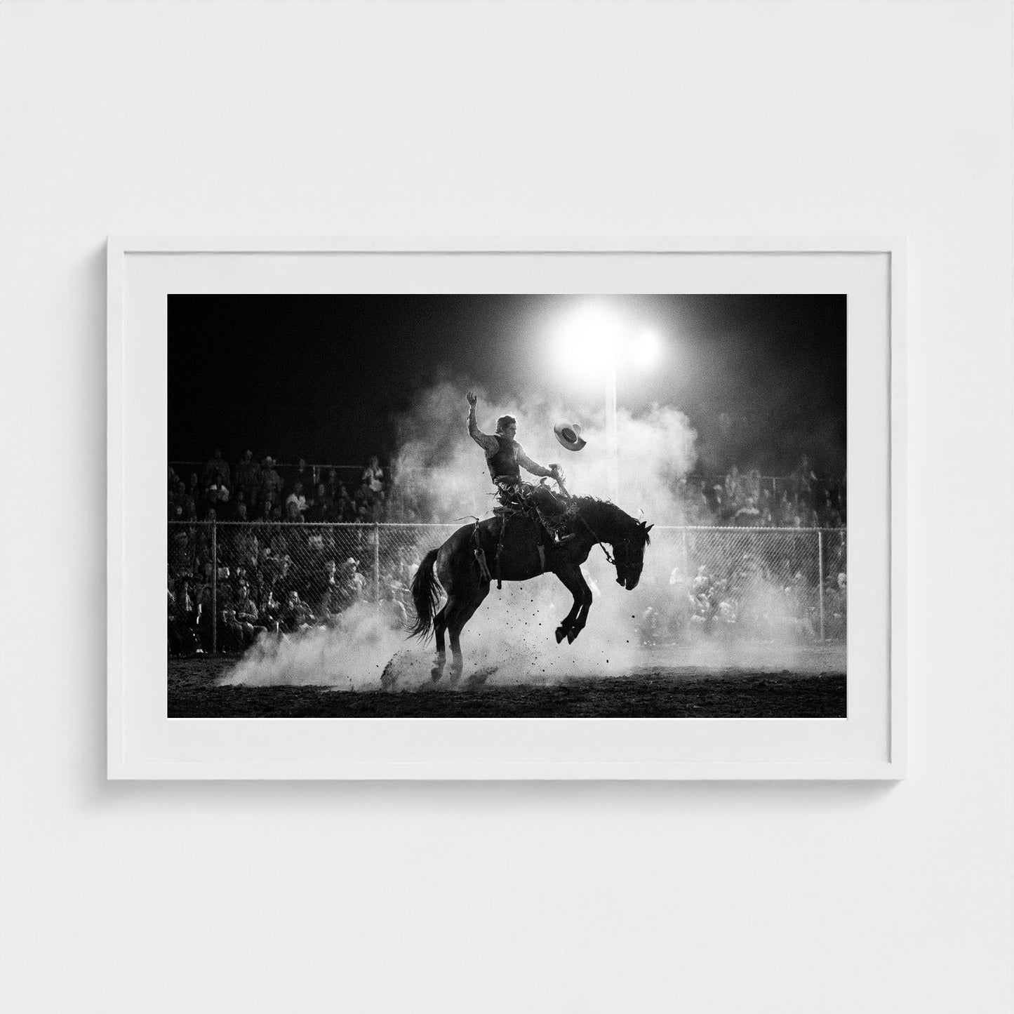 rodeo-dust 36x24-white frame frame