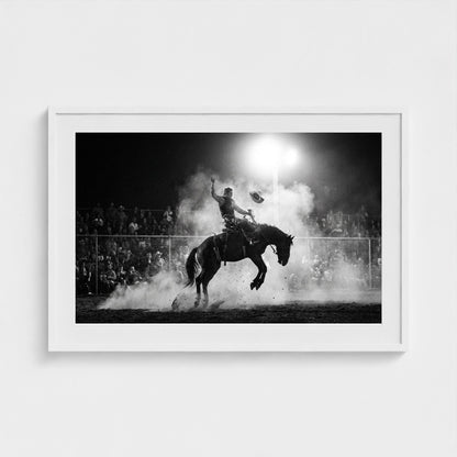 rodeo-dust 36x24-white frame frame