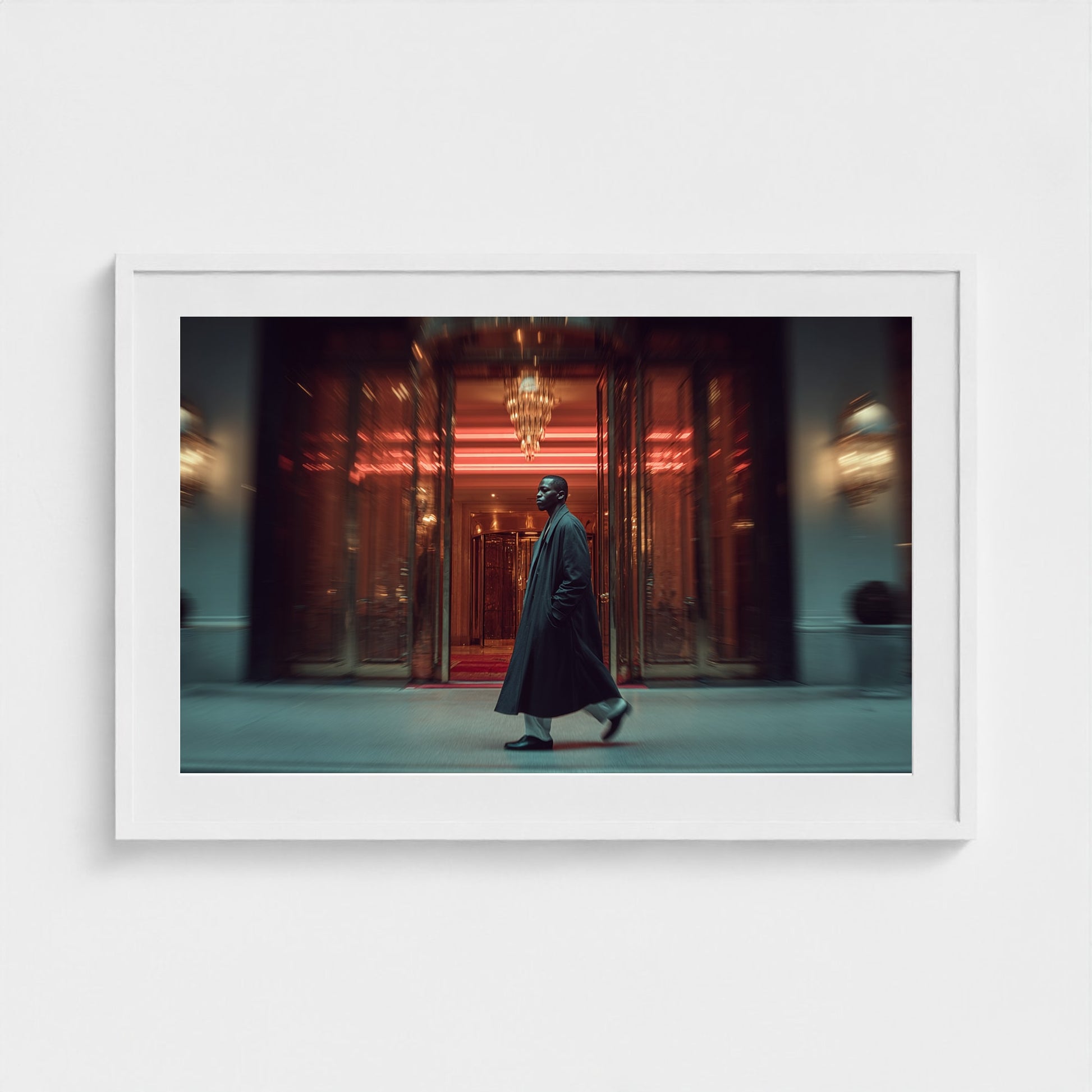 editorial-shot-of-a-man-in-an-oversized-coat-wal 36x24-white frame frame